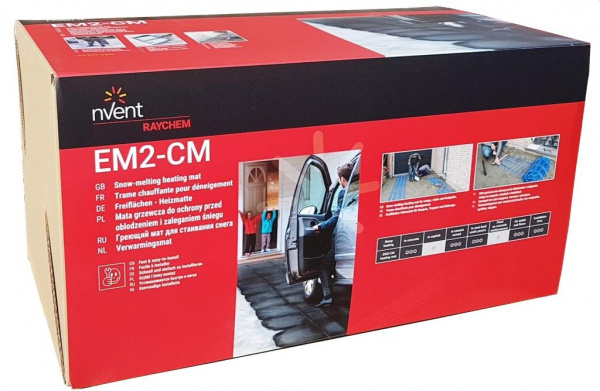 Греющий  мат для снеготаяния ступеней, дорожек EM2-CM